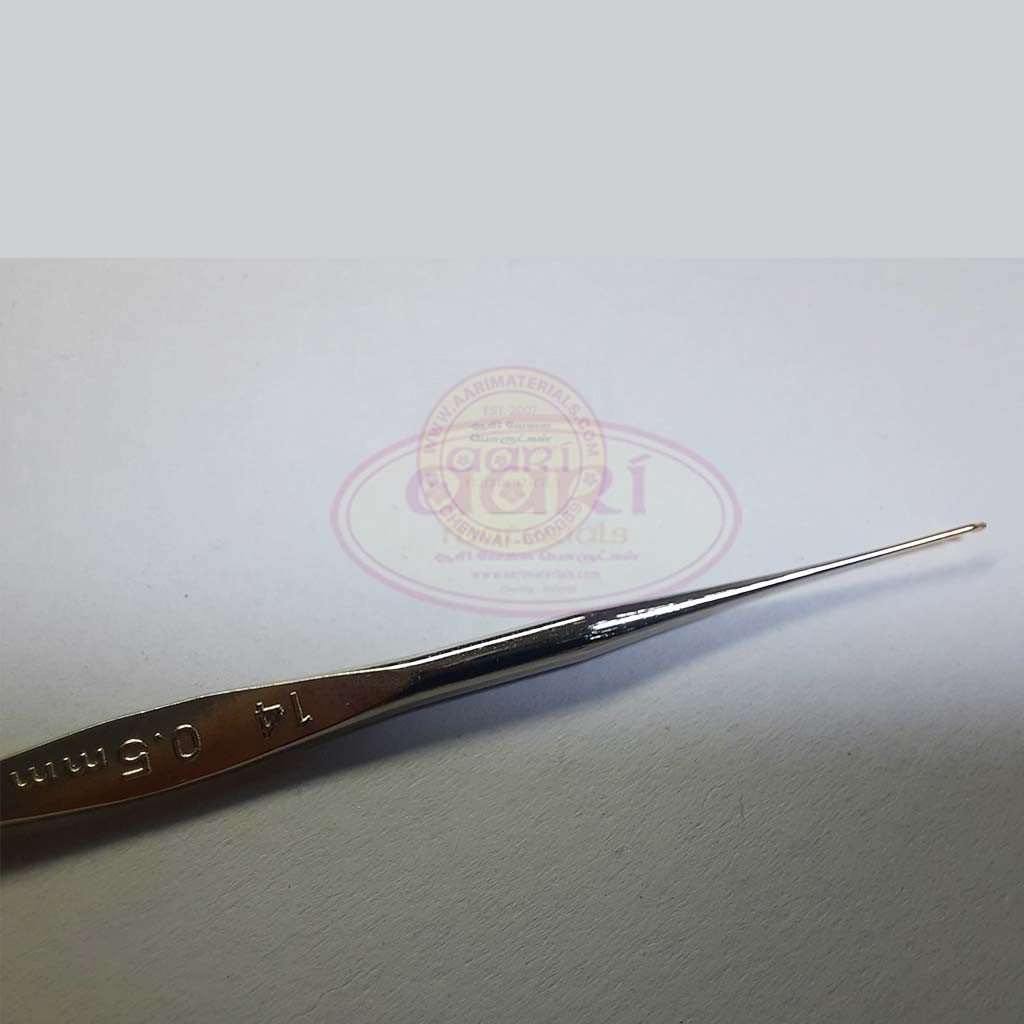 Tulip Needle/Aari Imported Needle No:14 Pack of 1 Needle