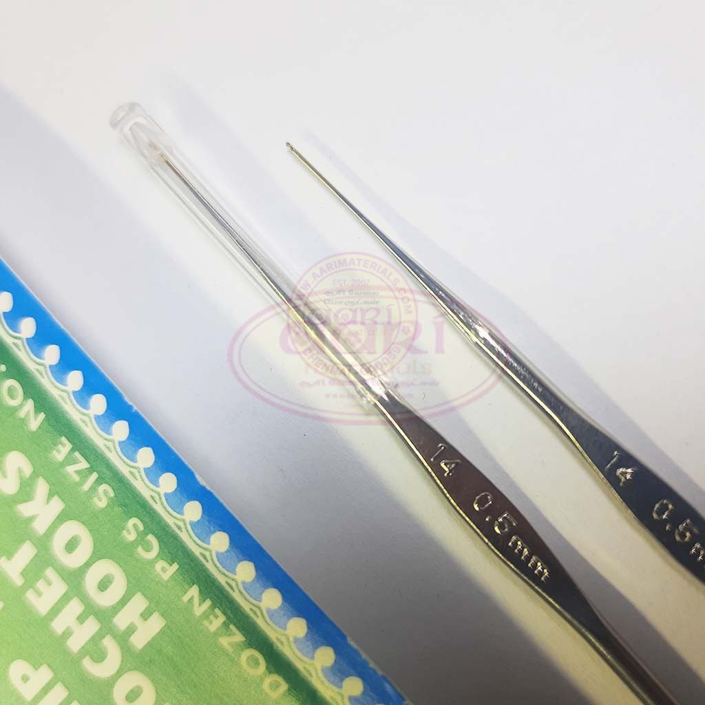 Tulip Needle/Aari Imported Needle No:14 Pack of 1 Needle