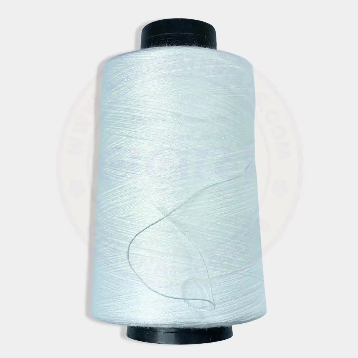 White Sewing Thread Cone Overlock 2 Ply Poly - Pack of 1 Cone