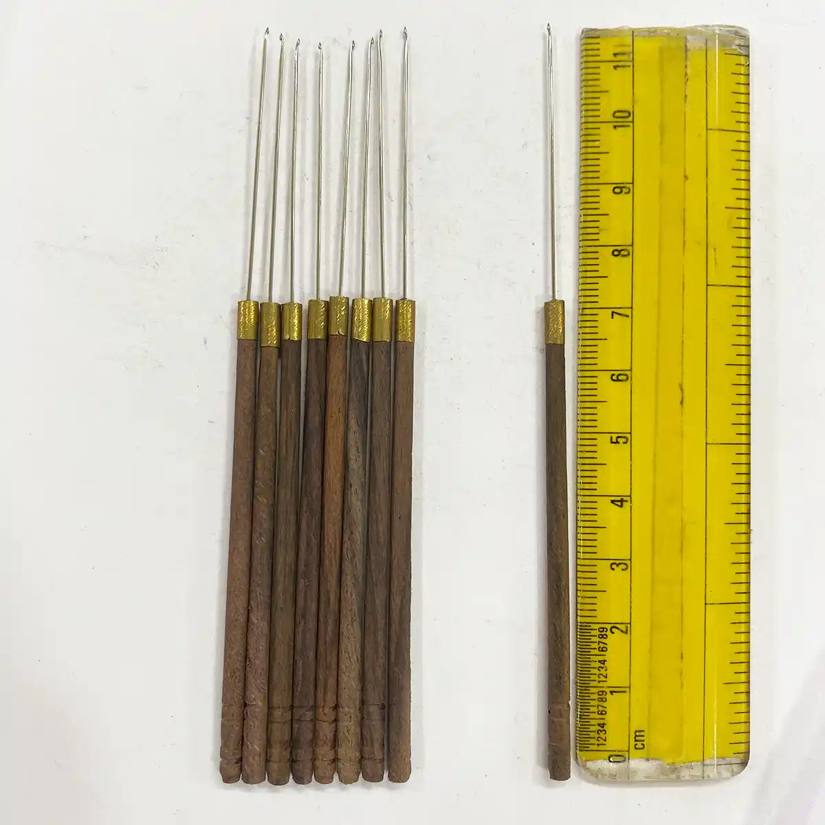 Wood Handle Beads or Zardosi Needle - Pack of 1pc