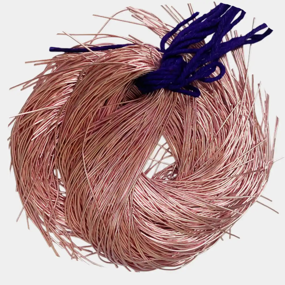 Zardosi Metallic Wire Smooth Finish 1mm Color Rose Gold (15grams)