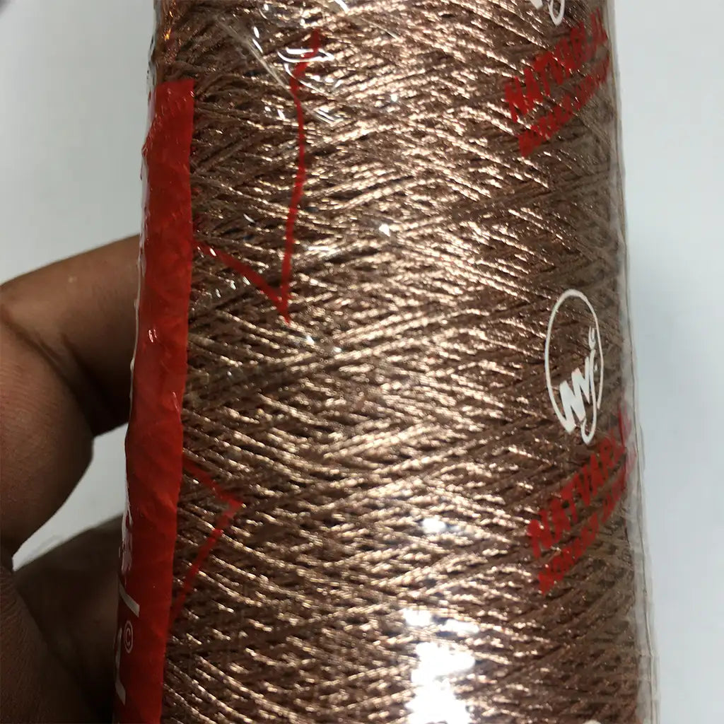 Zari Thread Cone for Embroidery 6 Strand - 1pc