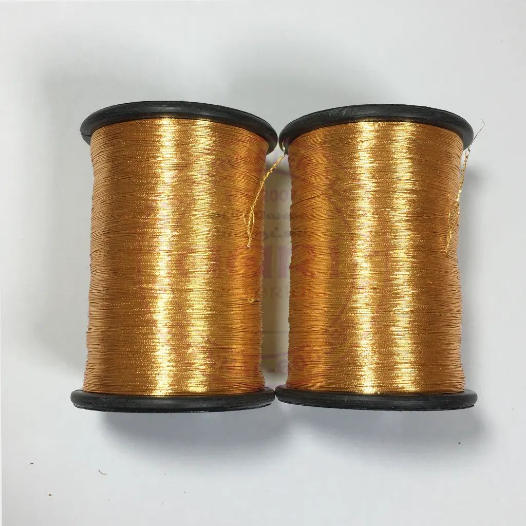 Zari thread Orange Gold Color 1pc
