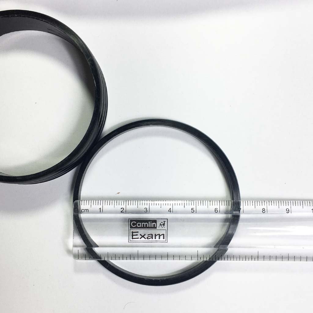 Plastic Bangles Curve Type 2-8 4cut 1Box