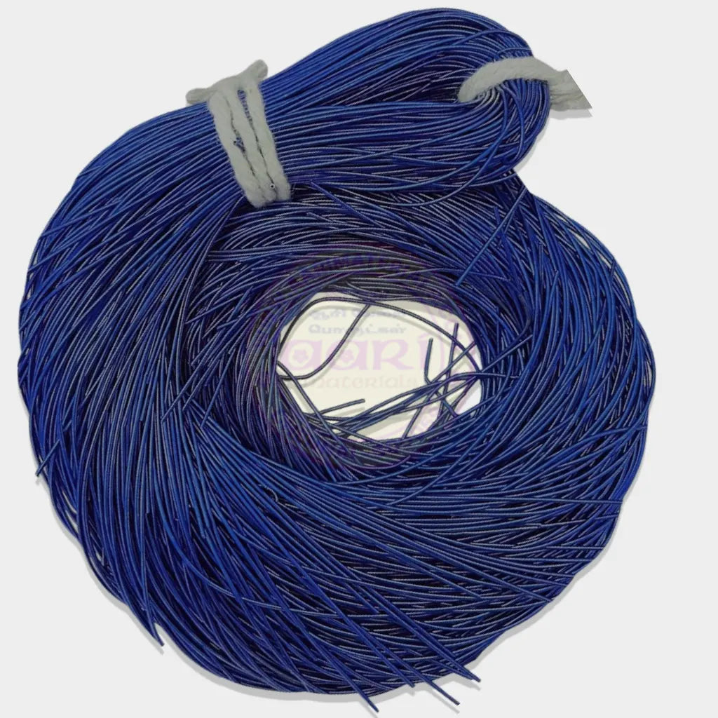 Zardosi or Dabka or French Metallic Wire Smooth Finish 1mm Color Blue (15grams)