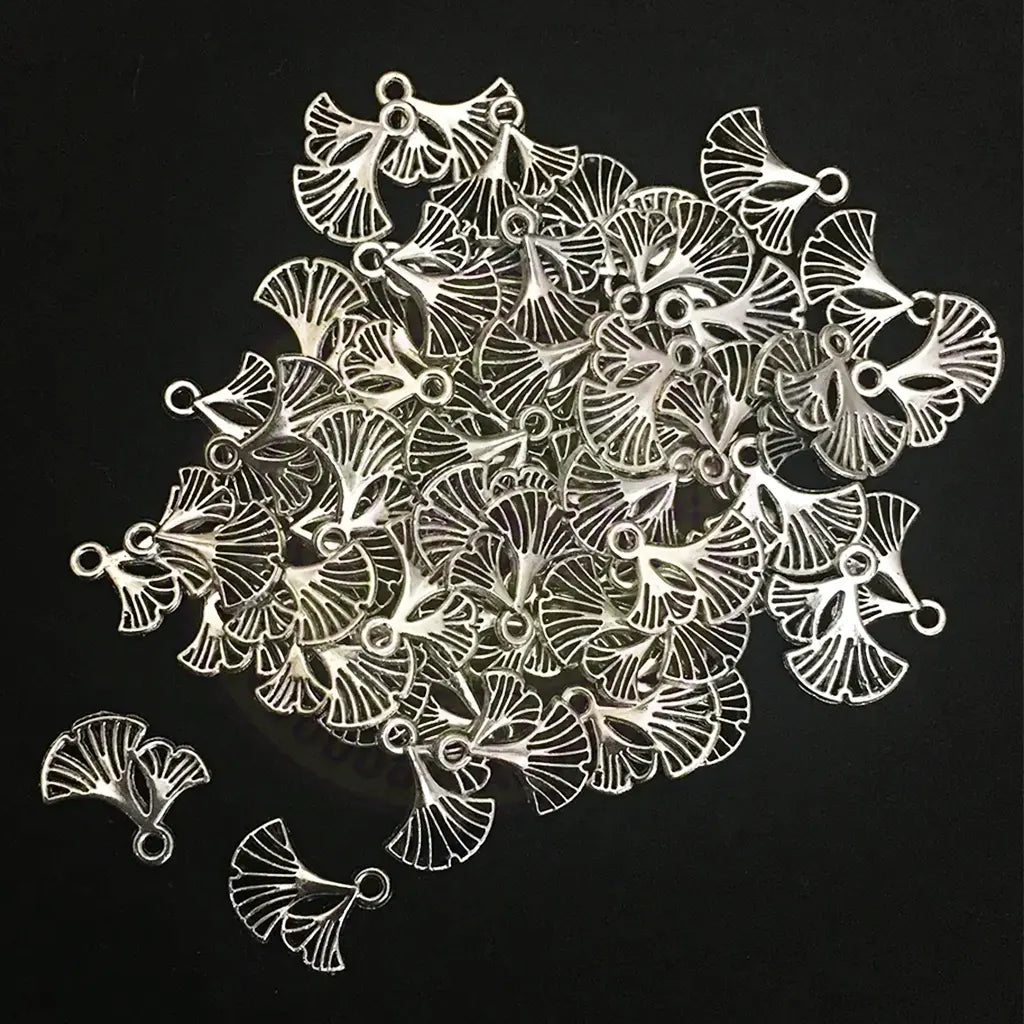 Charms Silver-plated 16mm (Leaf) 1pc