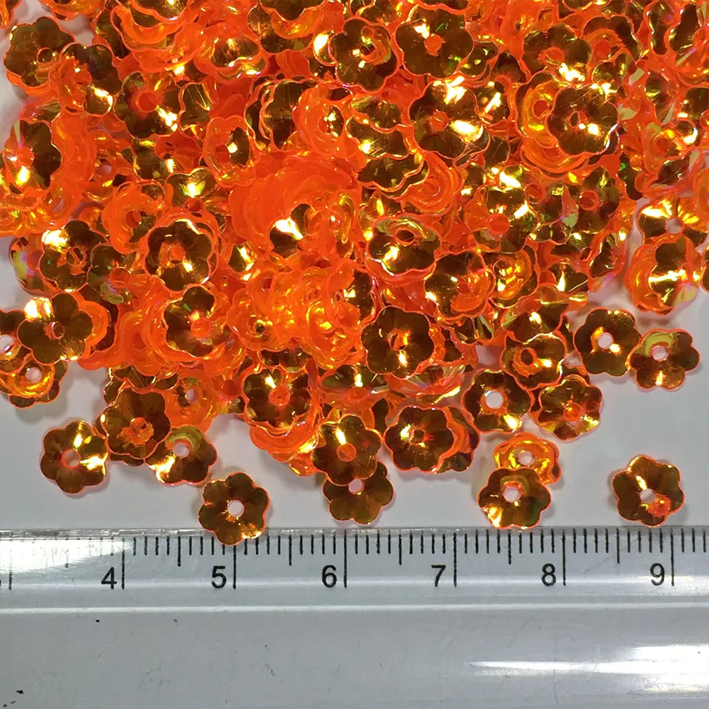 Flower Cup Sequins 6mm 10grams