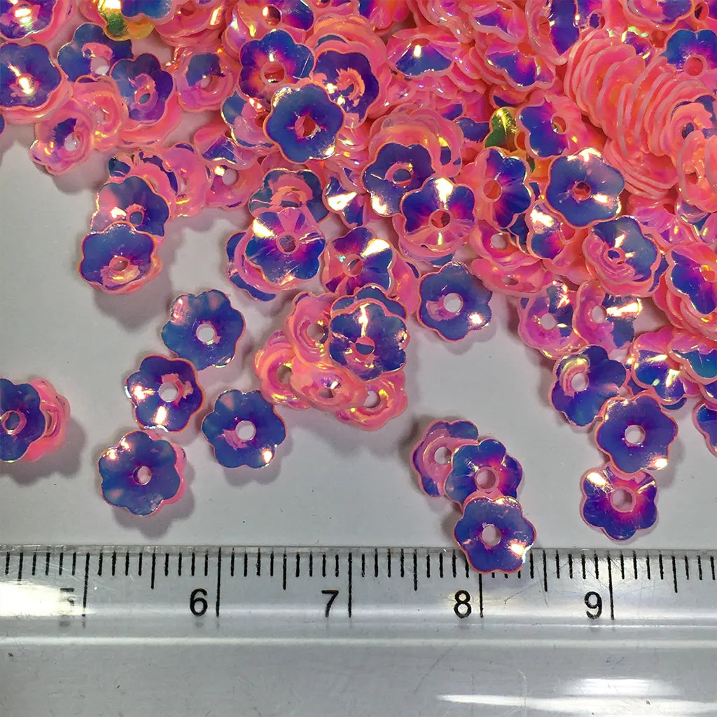 Flower Cup Sequins 6mm 10grams