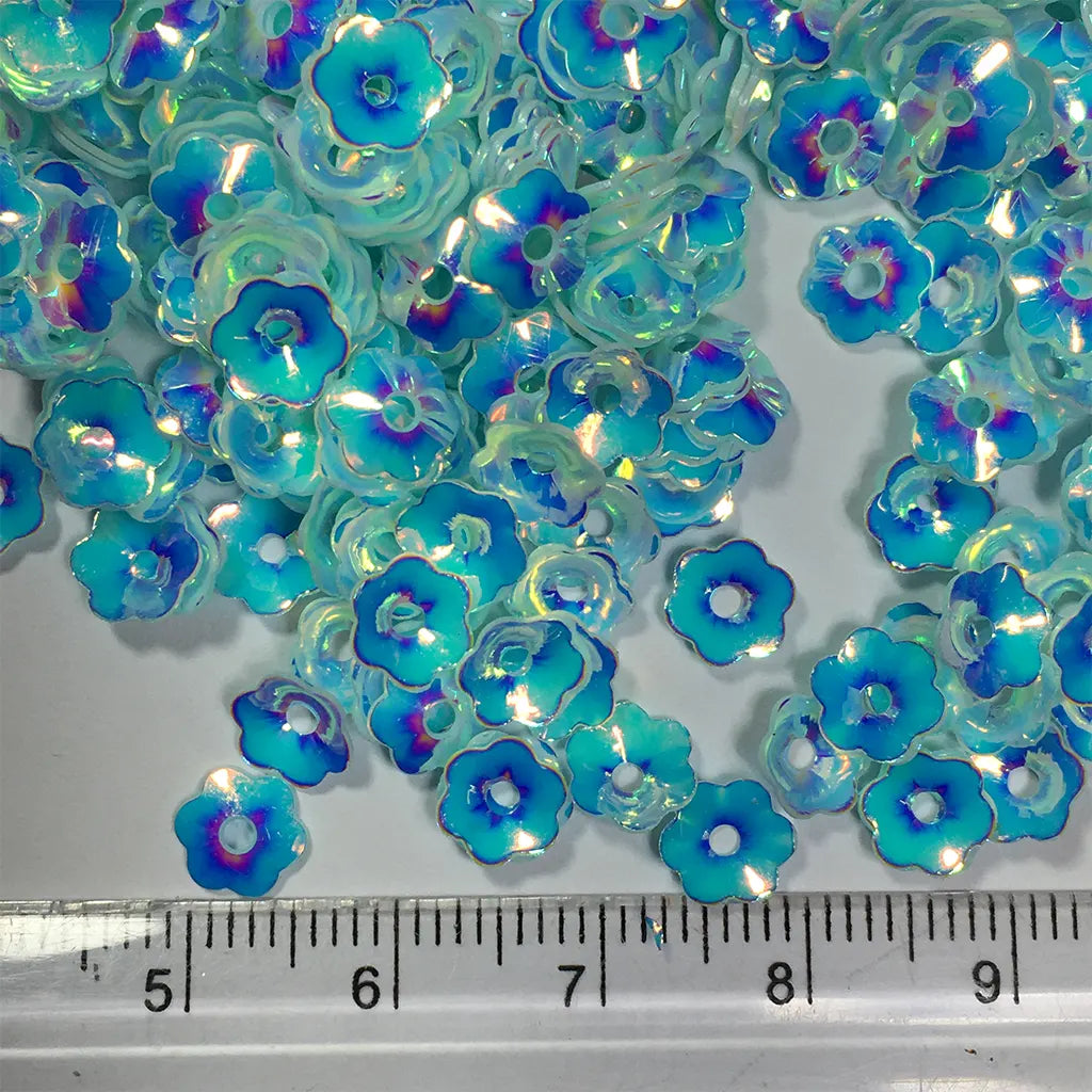 Flower Cup Sequins 6mm 10grams