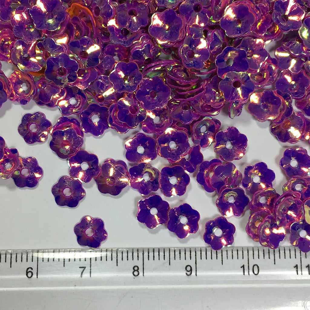 Flower Cup Sequins 6mm 10grams