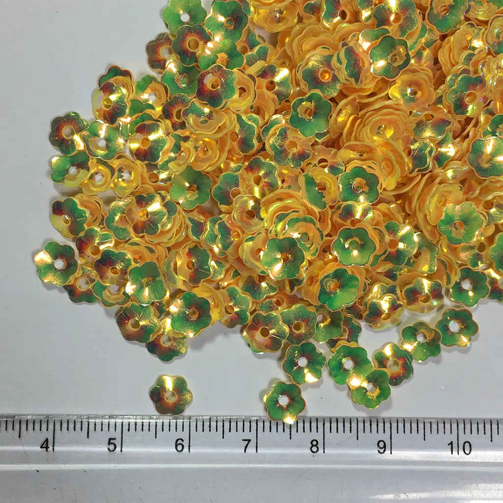 Flower Cup Sequins 6mm 10grams