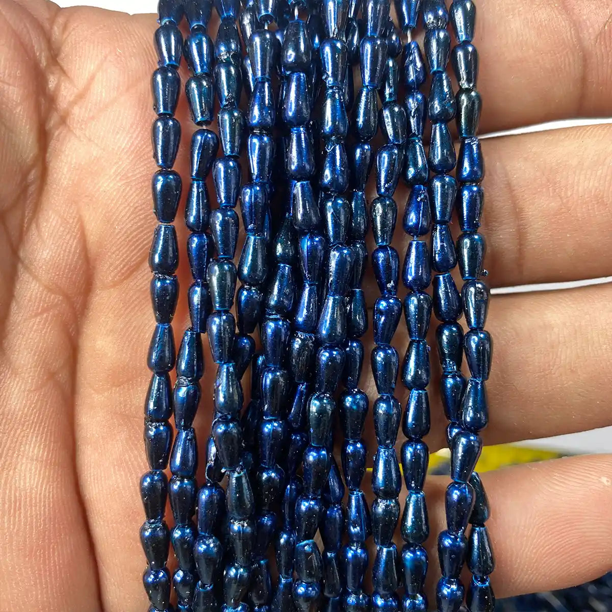 Drop Shape or Wheat Beads 4MM Colored
