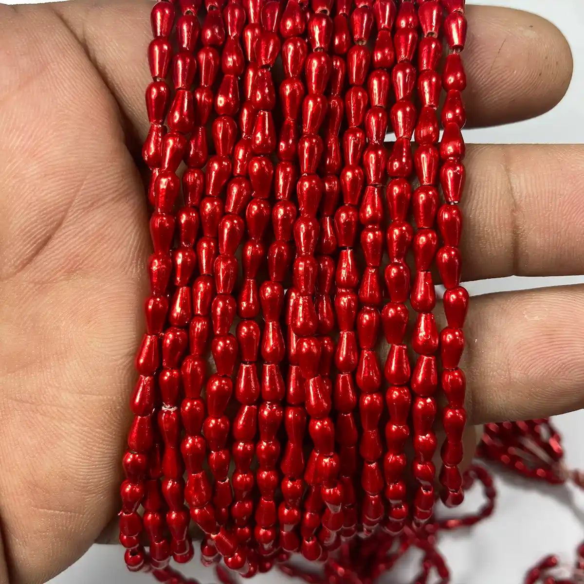 Drop Shape or Wheat Beads 4MM Colored