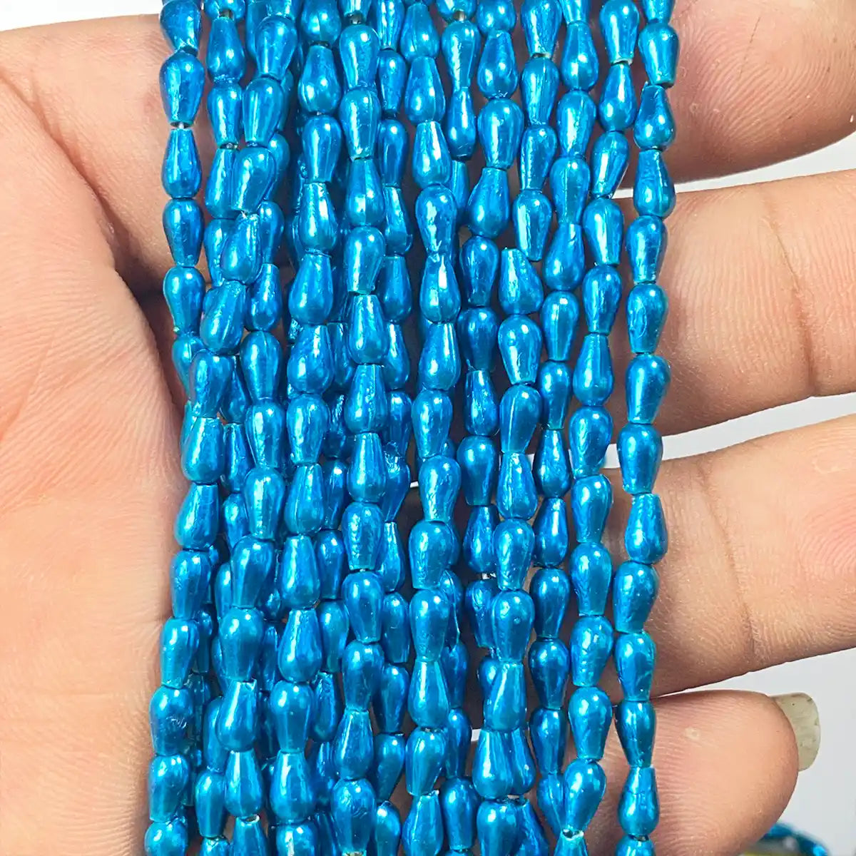 Drop Shape or Wheat Beads 4MM Colored