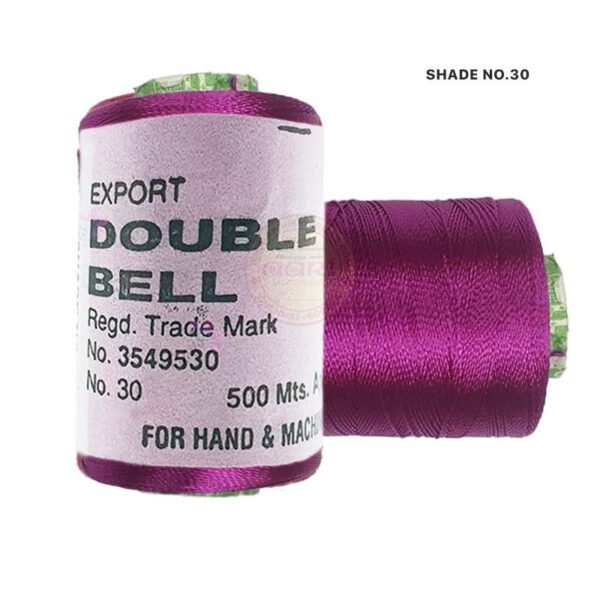 Double Bell Silk Thread for Embroidery - 1pc Color Shade No.30