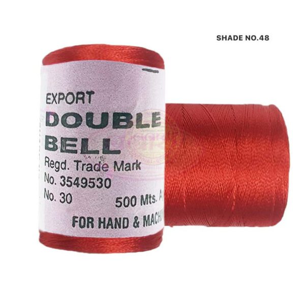 Double Bell Silk Thread for Embroidery - 1pc Color Shade No.48