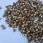 Jarkan Diamond Stone color Gold 10gram (Size SS12) Glass