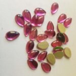 Kundan Stone Drop/Thilak Shape Smooth (10mm X 6mm) Color Rose