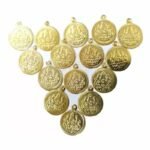 Lakshmi Coin for Aari Work - Medium Size Gold -10grams