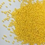 Opaque Seed Beads in Yellow Color 12/0 - 2.0 mm (25 Grams)