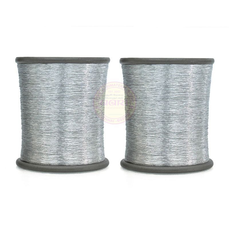 Apolo Polyester Silver Zari Thread, For Embroidery Work at Rs 355
