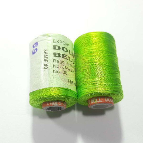 Double Bell Silk Thread for Embroidery Crafts, Shiny Soft Thread spools - 1  Box of 10 Mixed