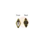 Kundan Stone Flat Back Framed Diamond Shape 8mmX5mm Color White (20grams) - Image 3