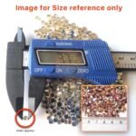 Kundan Stones Round Shape (4mm) crystal cut edges 10grams - Image 2