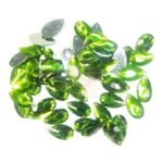 Kundan Stone Thilak Shape with Hole 16X9mm Light Green (10grams)