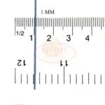 Zardosi or Dabka or French Metallic Wire Smooth Finish 1mm Color Blue (15grams) - Image 2