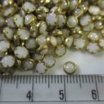 Ceramic Kundan Stone 4MM (20grams) Round Shape White Color - Image 2