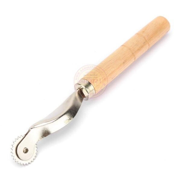 Wood Handle Ti Pressure Cloth Wheel Spacing Tailor Tracing Wheel Scribing  Wheel Spacing Row Cloth Round Leather Quality