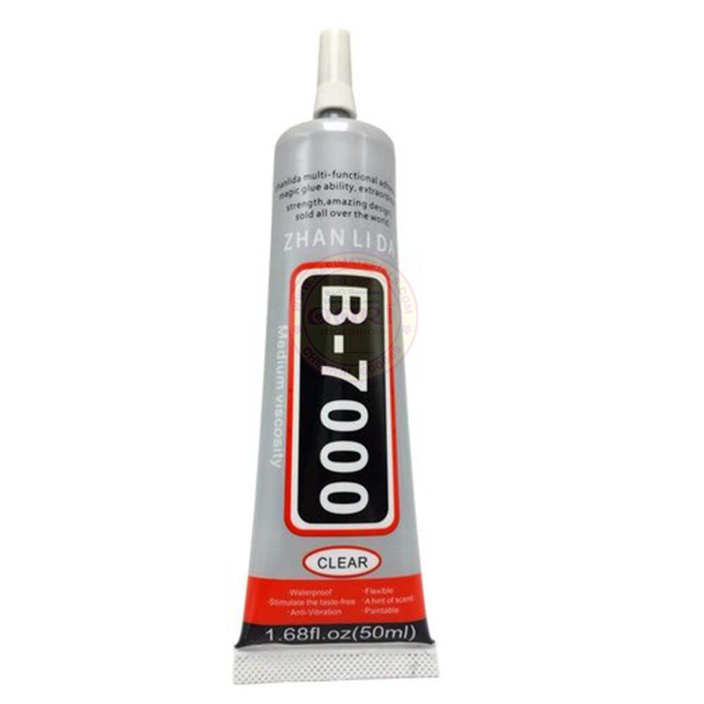 B-7000 Glue 50ml, Multipurpose High Grade Industrial B7000 Adhesive, Semi Fluid Clear Glues Suitable for Phone Screen Repair,Wooden,Jewelery (50ml /