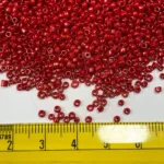 Opaque Seed Beads or Sugar Beads in Dark Red Color 11-0-2.0 mm (25 Grams) - Image 3