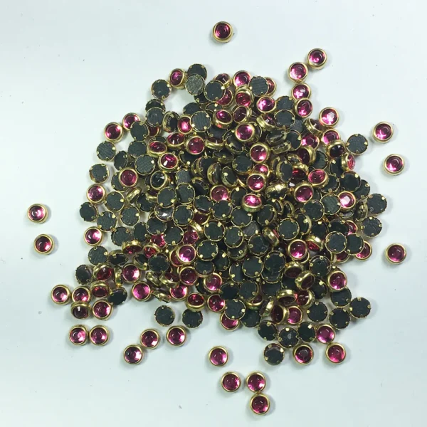 600 Pieces Red Beads for Jewelry Making, Bulk 6mm Colorful Acrylic Beads,  Acrylic Round Loose Ball Beads with 1.5mm Hole for Bracelets Necklaces