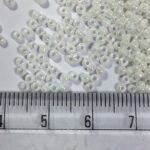 Opaque Seed Beads in White Color 2mm (25grams) - Image 2