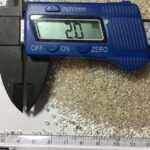 Glass Seed Beads white or Silver Color 10-0 2.0mm (25grams) - Image 2