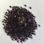 Hotfix Kundan Stone Round Shape 3mm Color Rose (10grams)