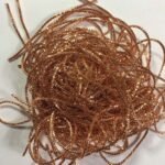 Nakshi Metallic Wire for Aari work Shining Spring Zardoshi 1mm Color  Copper(15grams)