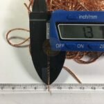 Nakshi Metallic Wire for Aari work Shining Spring Zardoshi 1mm Color  Copper(15grams) - Image 2