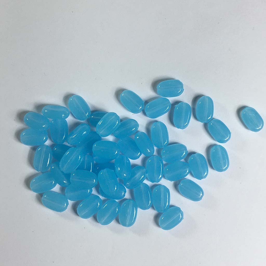 sky blue beads