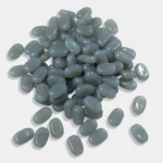 Tablet Bead Oval Shape Grey Color (20grams) Size:10/7/4
