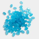 Tablet bead Oval shape Sky Blue Color (20grams) Size:10/7/4