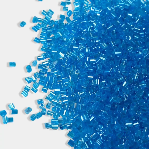 Cut Beads or Cutdana 2mm Sky Blue Color (25grams)