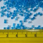 Cut Beads or Cutdana 2mm Sky Blue Color (25grams) - Image 3