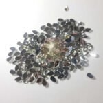 Kundan Stone Thilak  or Teardrop Shape 8X5mm White Color (10grams)