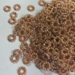 Flower Chakri / Polo Rings / Jarkan Chakri 5mm Copper Color (10grams)