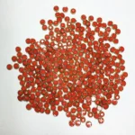 Matt Kundan(Framed) Stones Round Shape 4MM (Red) 10grams