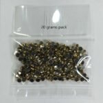 Fitting Stones Round Shape 4MM White (20grams) - Image 3