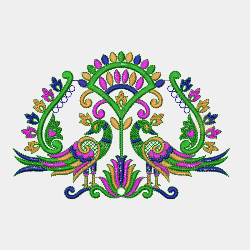 Peacock Embroidery work | Aari Embroidery Class | Aari Work 🥻